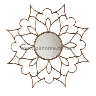 8347 High quality starburst metal mirror, salon mirror